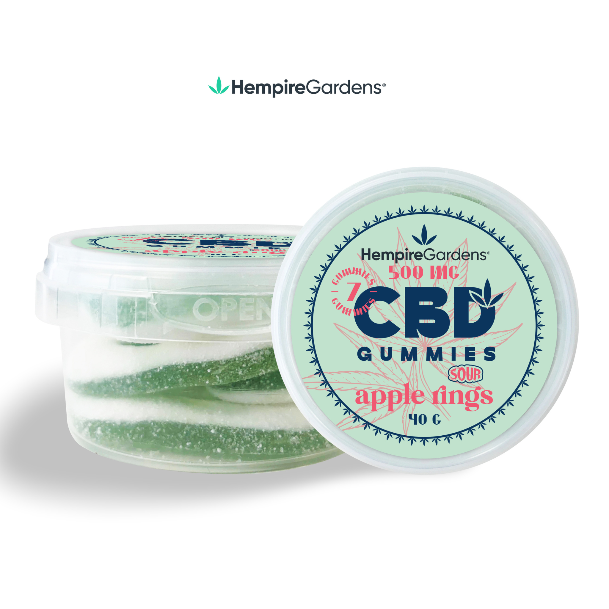 CBD Gummies I Apple Rings - Hempire Gardens